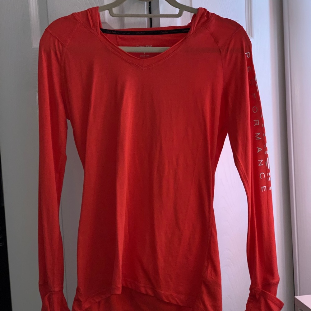 Calvin Klein Active Wear Long Sleeve Coral